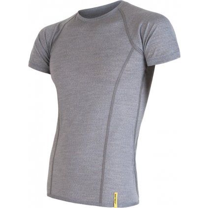 Pánské merino tričko SENSOR active šedá (Velikost XL, Barva šedá)