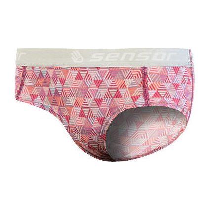 Dámské termo kalhotky SENSOR Merino impress fialová (Velikost XL, Barva fialová)