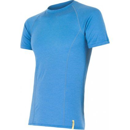 Pánské merino tričko SENSOR active modrá (Velikost XL, Barva modrá)