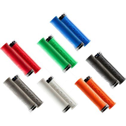 RACE FACE gripy HALF NELSON, SINGLE LOCK ON (Barva zelená)