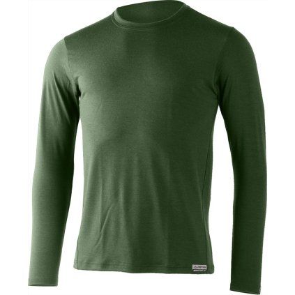 Pánské merino triko LASTING Alan zelené (Velikost L)