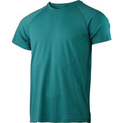 Pánské merino triko LASTING Quido modré (Velikost 3XL)
