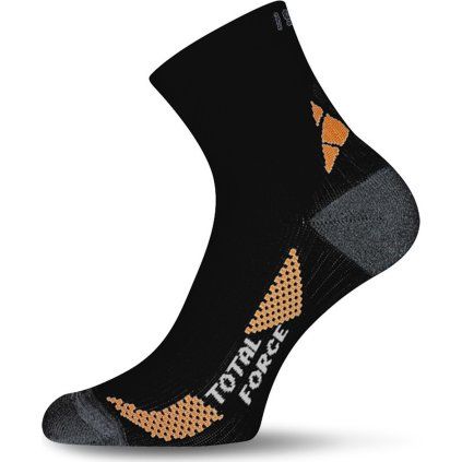 Funkční běžecké ponožky LASTING Rtf černé (Velikost (34-37) S)