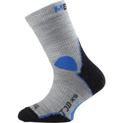 Dětské merino ponožky LASTING Tjd šedé (Velikost (29-33) XS)