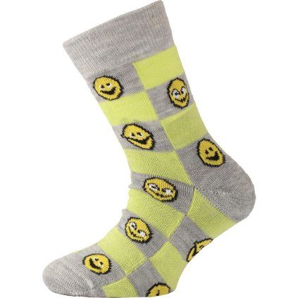 Dětské merino ponožky LASTING Tje žluté (Velikost (29-33) XS)