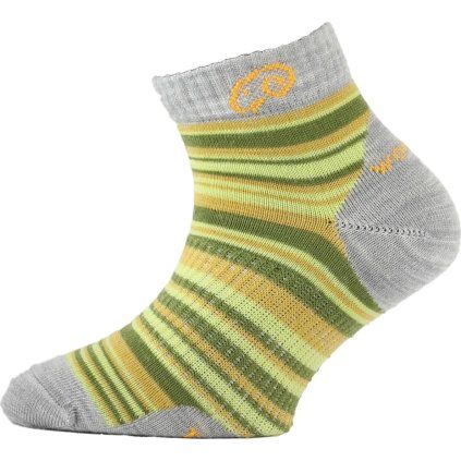 Dětské merino ponožky LASTING Tjp žluté (Velikost (34-37) S)
