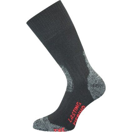 Merino ponožky LASTING Txc černé (Velikost S)