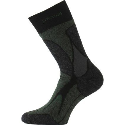 Merino ponožky LASTING Trx černé (Velikost L)