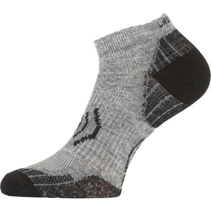 Merino ponožky LASTING Wts šedé (Velikost (38-41) M)