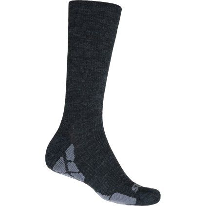 Turistické merino ponožky SENSOR Hiking Merino černá/šedá (Barva černá, Velikost 9/11)