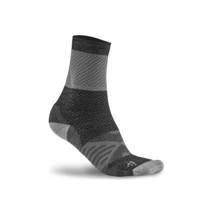 Teplé ponožky CRAFT XC  Warm - šedá (Velikost 34-36)