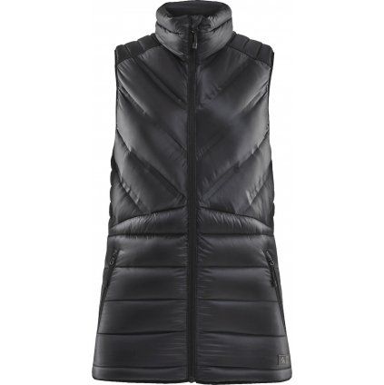 Dámská péřová vesta CRAFT Lightweight Down černá (Velikost XS)