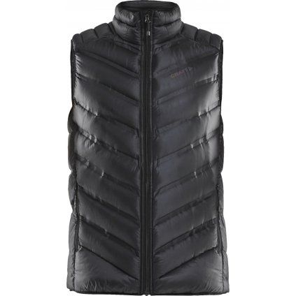 Pánská péřová vesta CRAFT Lightweight Down černá (Velikost S)