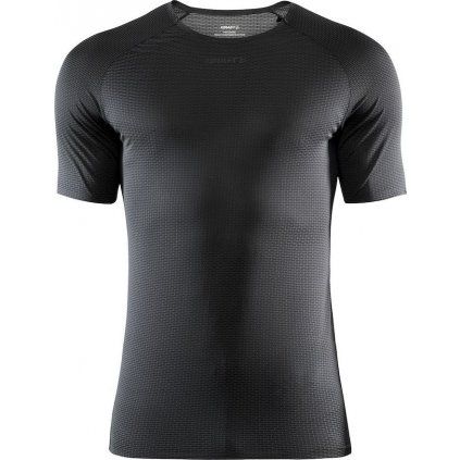 Pánské ultralehké funkční triko CRAFT Pro Dry Nanoweight SS černé (Velikost XS)