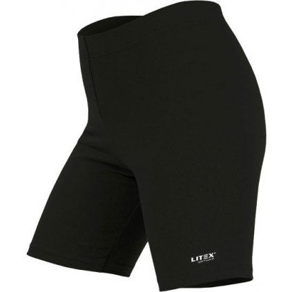 Dětské legíny LITEX krátké černé (Barva černá, Velikost 134)