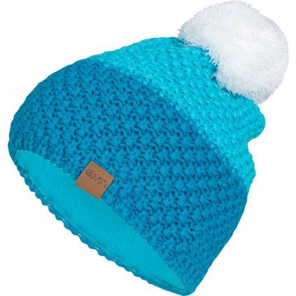 Pletená čepice ELEVEN Mad Blue/White (Velikost UNI)