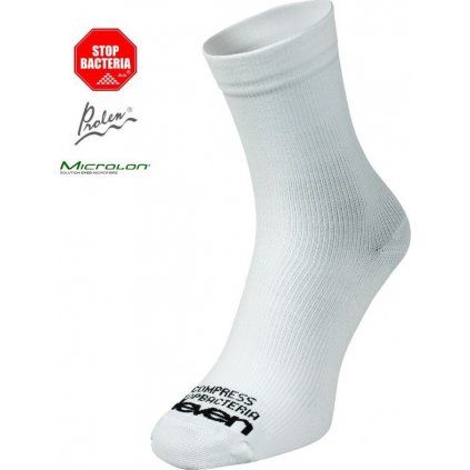 kompresni ponozky eleven strada white