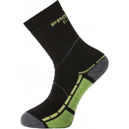 Unisex turistické ponožky PROGRESS Bamboo černé (Velikost 35-38)