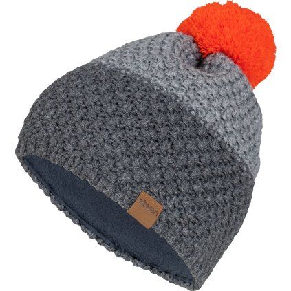 pletena cepice eleven mad grey orange