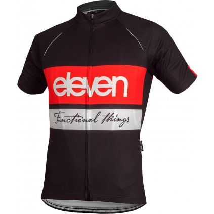 pansky cyklisticky dres eleven horizontal red
