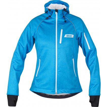 damska softshell bunda eleven screen blue