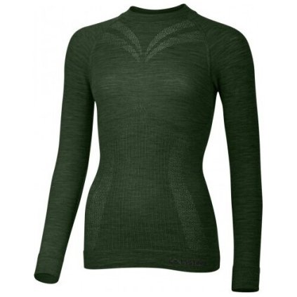 lasting damske merino triko matala zelene