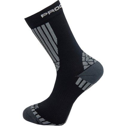 Funkční ponožky PROGRESS Inline Sox černá/šedá (Velikost 35-38)
