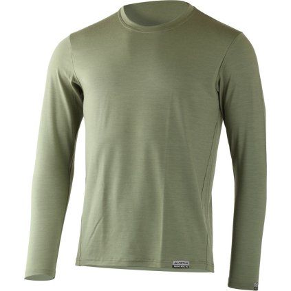 Pánské merino triko LASTING Alan zelené (Velikost L)