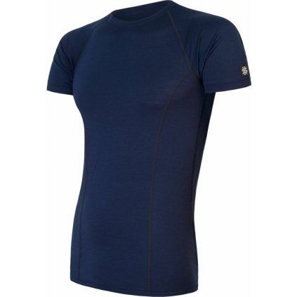 Pánské termo triko SENSOR Merino Active deep blue