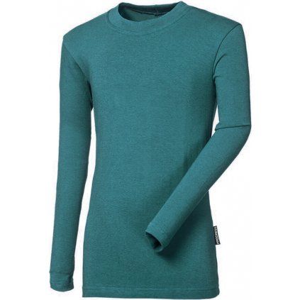 Dětské funkční triko PROGRESS Original Bambus Ls khaki (Velikost 128/1)