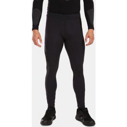 Pánské běžecké legíny KILPI Runner černé (Velikost L)