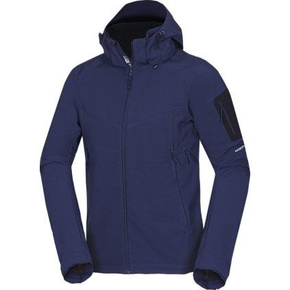 Pánská softshellová bunda NORTHFINDER Abner modrá (VELIKOST L)