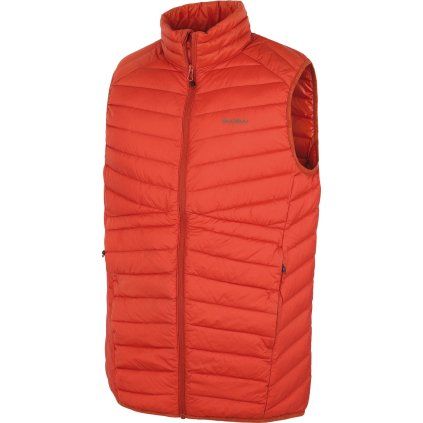 Pánská péřová vesta HUSKY Dresles M brick orange (Velikost M)