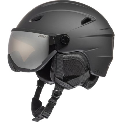 Unisex lyžařská helma RELAX Stealth černá (Velikost S)