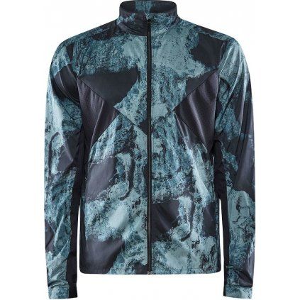 Pánská běžecká bunda CRAFT Adv Essence Wind zelená (Velikost S)