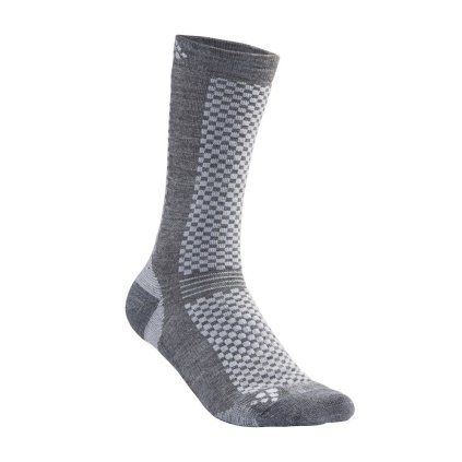 Teplé ponožky CRAFT Warm 2-pack - šedá (Velikost 34-36)