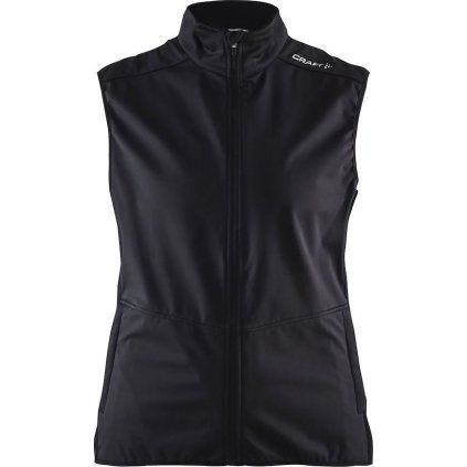Dámská softshellová vesta CRAFT Core Warm černá (Velikost XS)