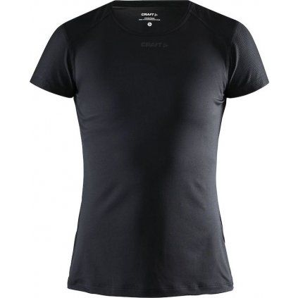 Dámské funkční triko CRAFT Adv Essence Slim Ss černá (Velikost M)