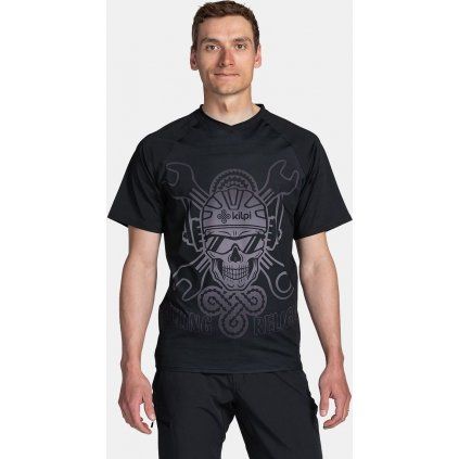 Pánský cyklistický dres KILPI Remido černý (Velikost L)