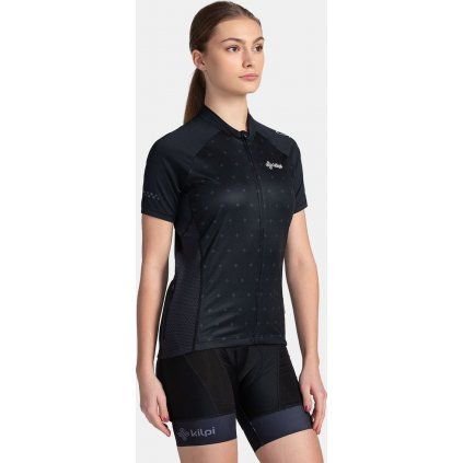Dámský cyklistický dres KILPI Moate černý (Velikost 34)