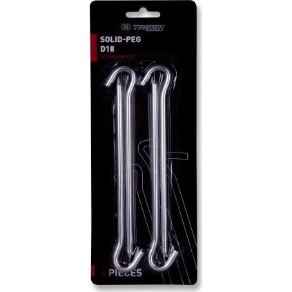 Kolík stanový TRIMM SOLID-PEG - D18 stříbrný (Velikost uni, Barva silver)