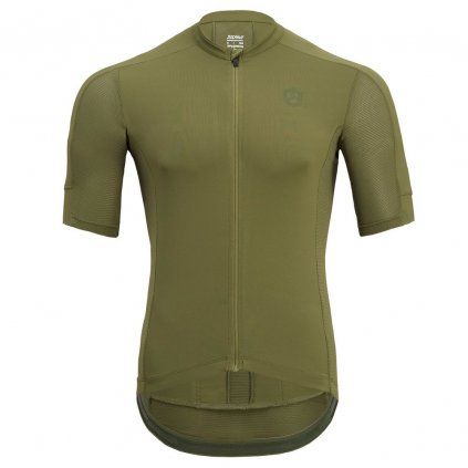 Pánský cyklo dres SILVINI Ceno zelená (Velikost S)