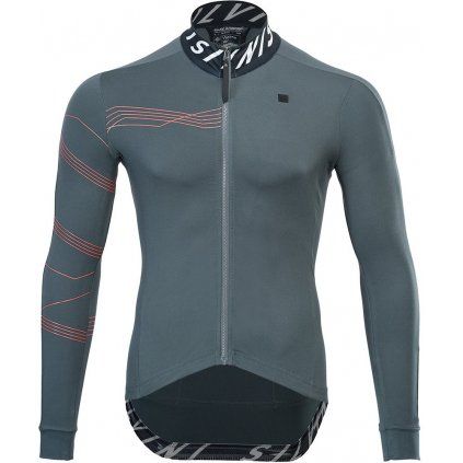 Pánský cyklo dres SILVINI Varano šedá (Velikost XS)