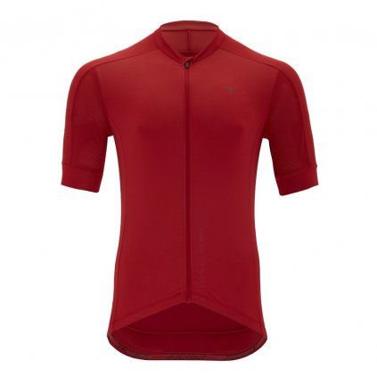 Pánský cyklo dres SILVINI Carnio červená (Velikost S)