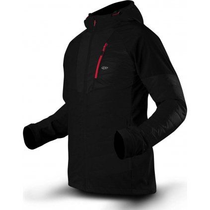Pánská hybridní bunda TRIMM Marol černá (Velikost S, Barva grafit black)