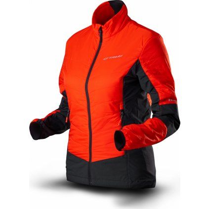 Dámská sportovní bunda TRIMM Zenona oranžová (Velikost XS, Barva orange/grafit black)