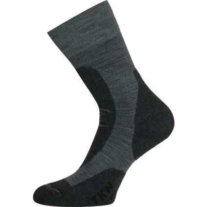 Unisex funkční ponožky LASTING Tkn šedé (Velikost S)