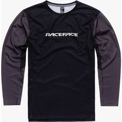 Pánský cyklistický dres RACE FACE Indy černý (Velikost XL, Barva černá)