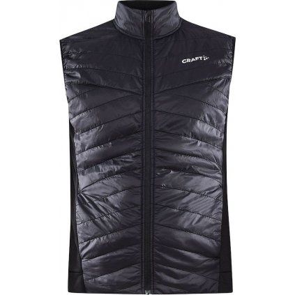 Pánská prošívaná vesta CRAFT Adv Essence Warm černá (Velikost S)