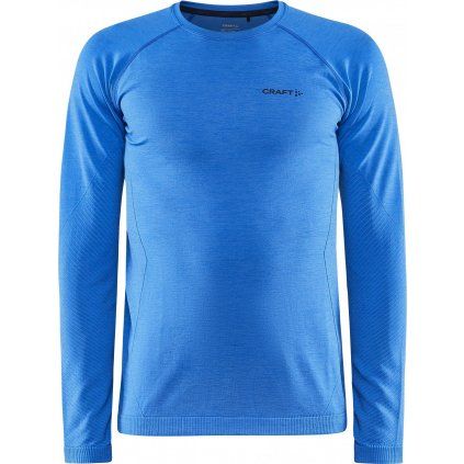 Pánské funkční triko CRAFT Core Dry Active Comfort LS modré (Velikost S)